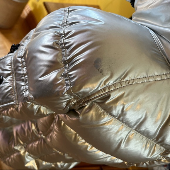 SAM Freestyle Iconic Silver Puffer Jacket - Picture 14 of 14